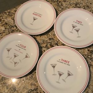 Restoration Hardware cocktail plates